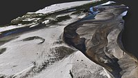 river beach sand terrain patch pt6 PBR photogrammetry