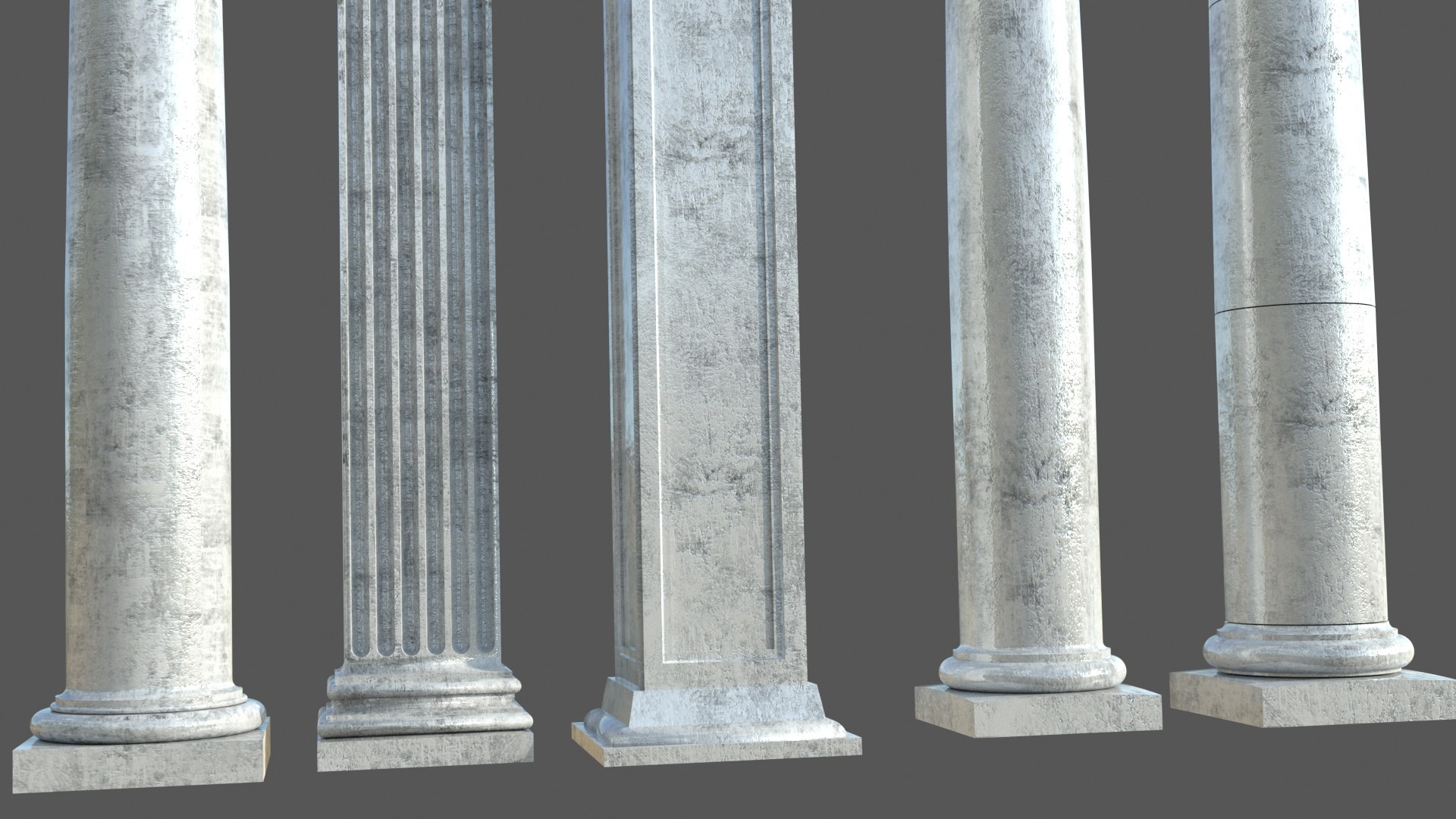 3D Model Column 1 - TurboSquid 2337463
