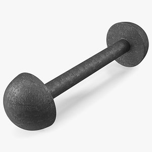 Bar Shot Naval Cannon Projectile 3D model