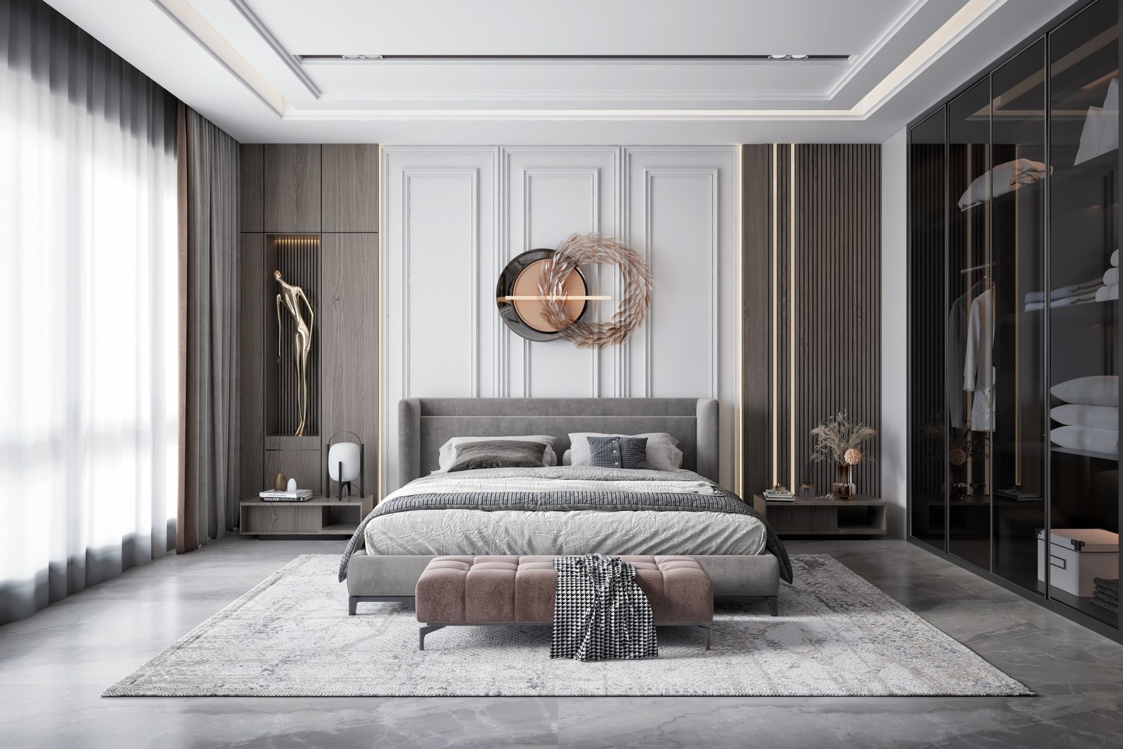 3D Bedroom Design 68 - TurboSquid 2045986