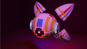 3D scifi science future