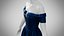 Vestido 08 Terciopelo Índigo