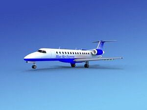 3d embraer erj