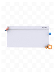 3D 3D three-dimensional simple model