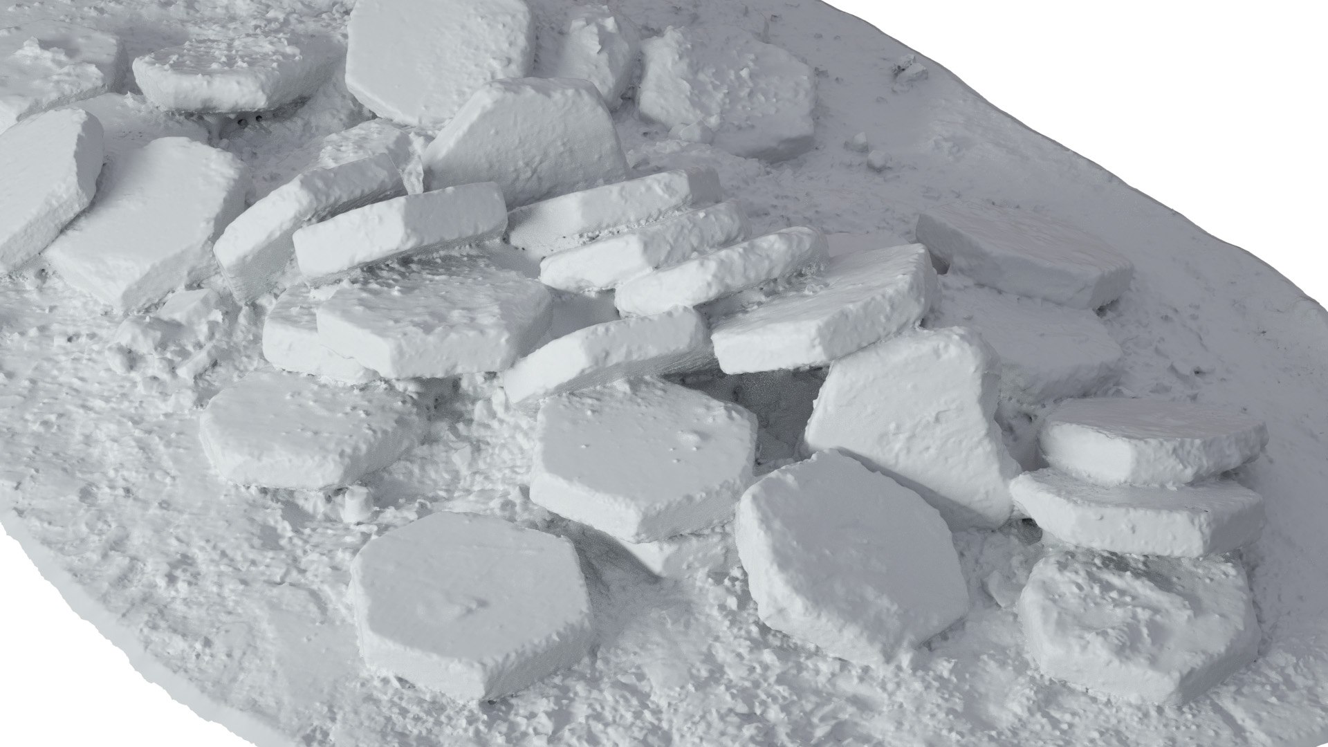 Concrete rubble RAW Scan 3D model - TurboSquid 1764482