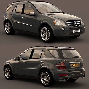 mercedes benz ML63 amg 2010 3D model
