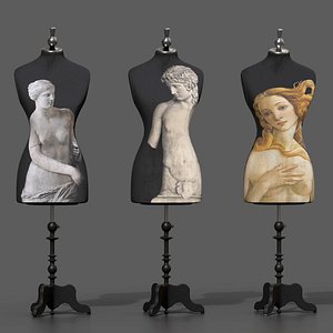 Mannequin Collection 3D model