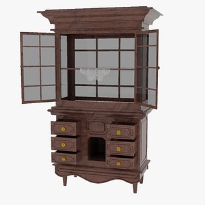 antique wardrobe 3d max