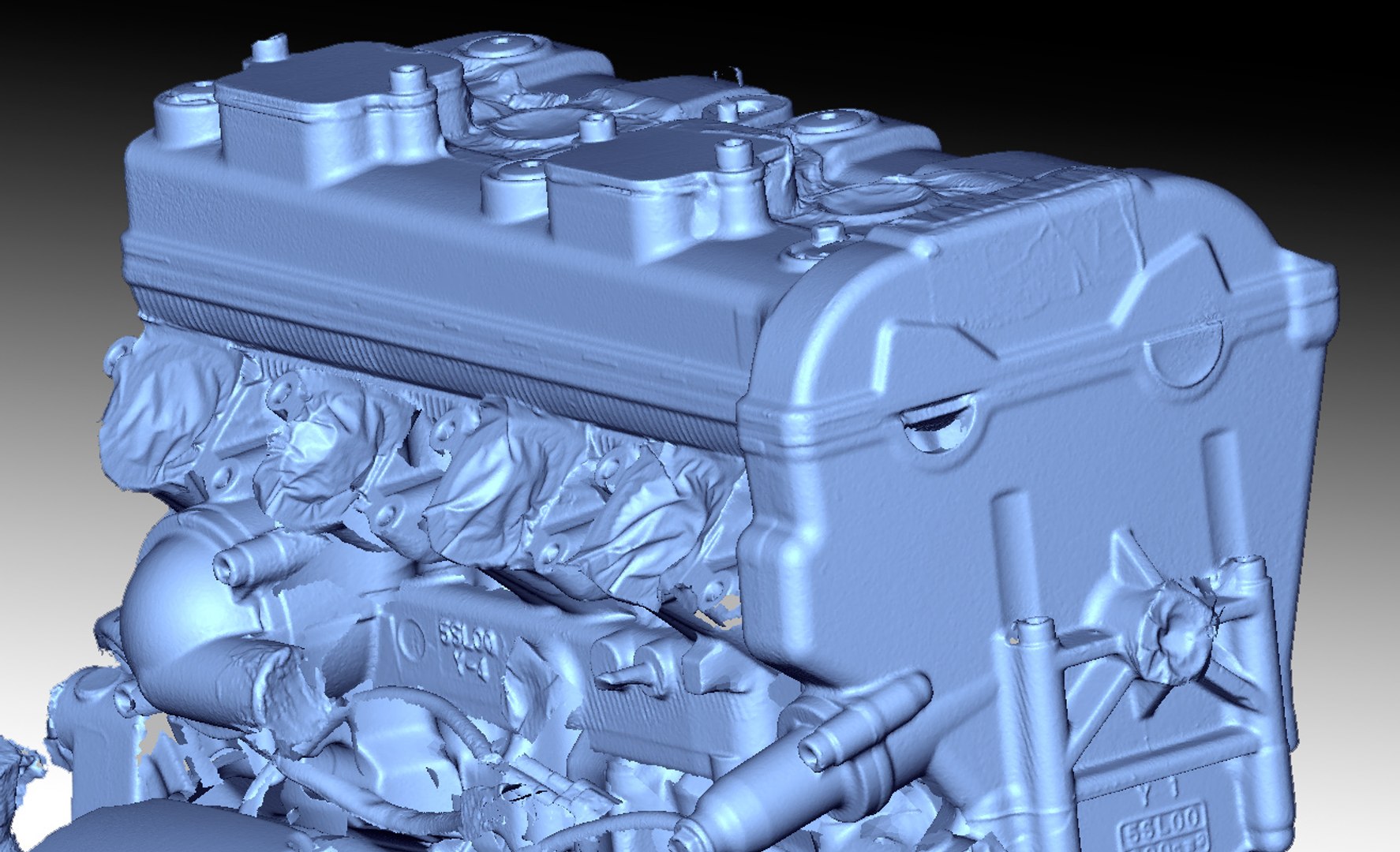 Yamaha R6 Engine Model TurboSquid 1225340