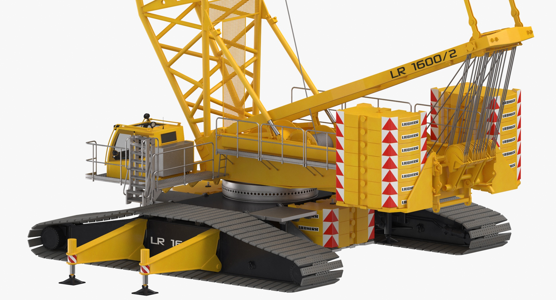 Liebherr crawler crane lr 3D TurboSquid 1710582