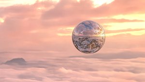 3D Epic Watzmann Summit Sunrise Above Sea of Clouds HDRI 8K 3D model