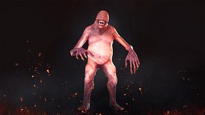 3D Fat Monster model