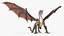 3D Mythical Dragons Realistic Rigged Collection