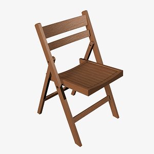 folding chair 3d model