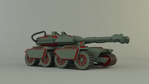 3D Apocalypse military Tank