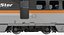 Bullet Train Pasajero Modelo Rail Star Modelo 3D