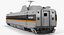 Bullet Train Pasajero Modelo Rail Star Modelo 3D