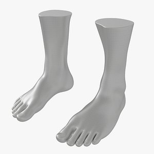 Male Feet Base Mesh