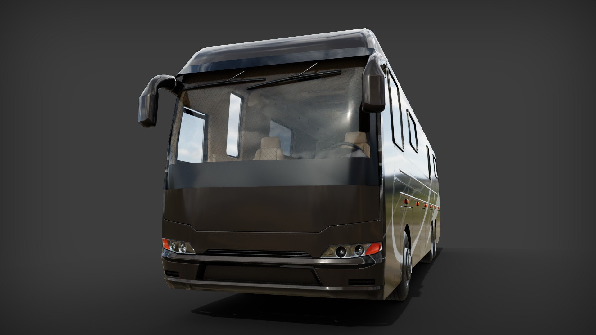 3D Motorhome Rv Bus With Interior - TurboSquid 2088916