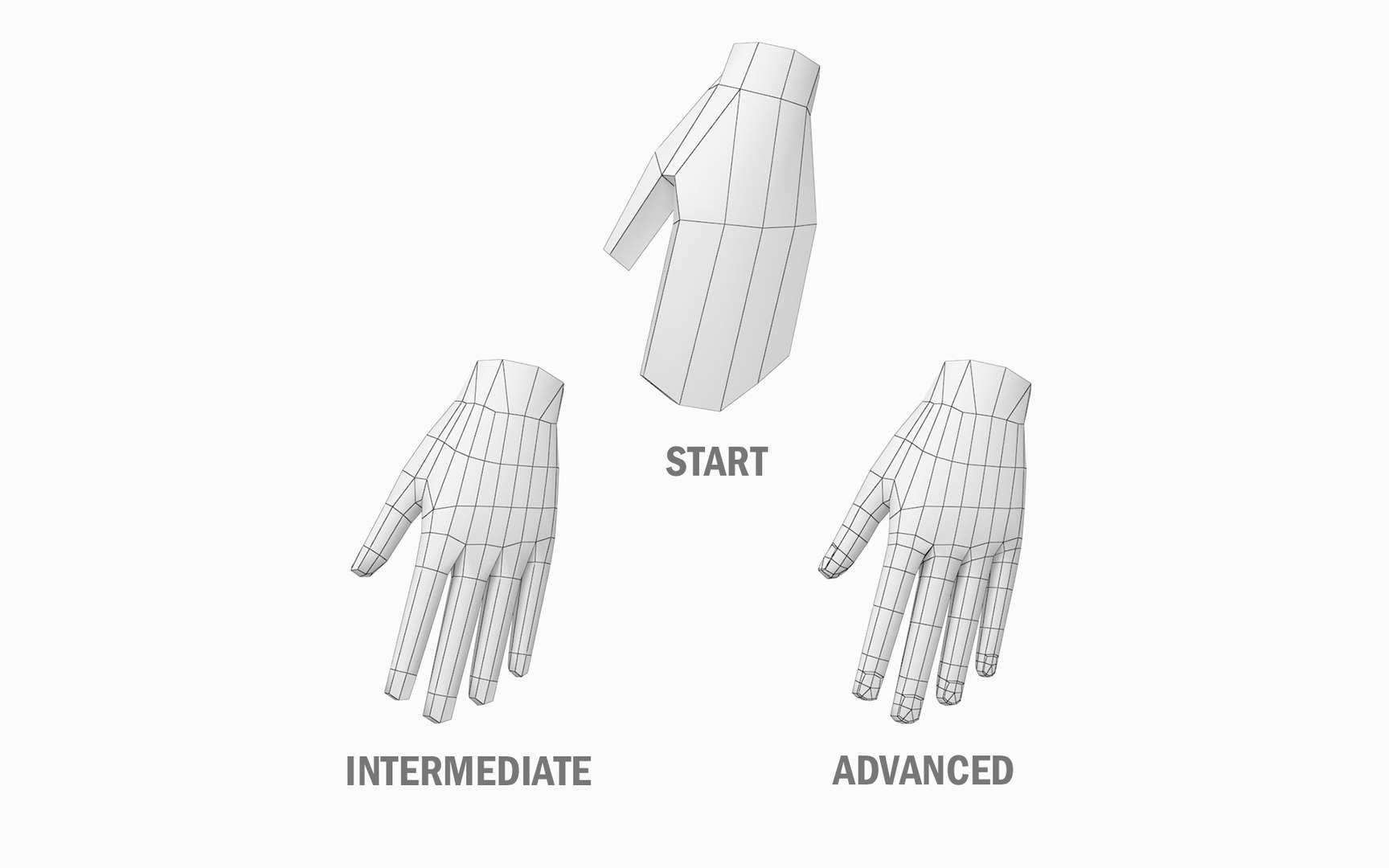 Female and Male Base Mesh Natural Proportions in A Pose BUNDLE model ...