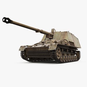 sdkfz 164 nashorn german tank 3D model