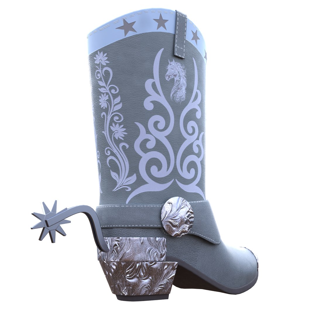 Five Western Cowboy Boots Collection PBR Game Ready 3D Models 3D model https://p.turbosquid.com/ts-thumb/Wj/bBJ3Hh/02/image4/png/1782633878/1920x1080/fit_q87/e15416ad112c3e0e775d702b43ed5c1d9b5d658b/image4.jpg