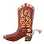 Colección de cinco modelos 3D de botas vaqueras del oeste, listos para videojuegos (PBR).