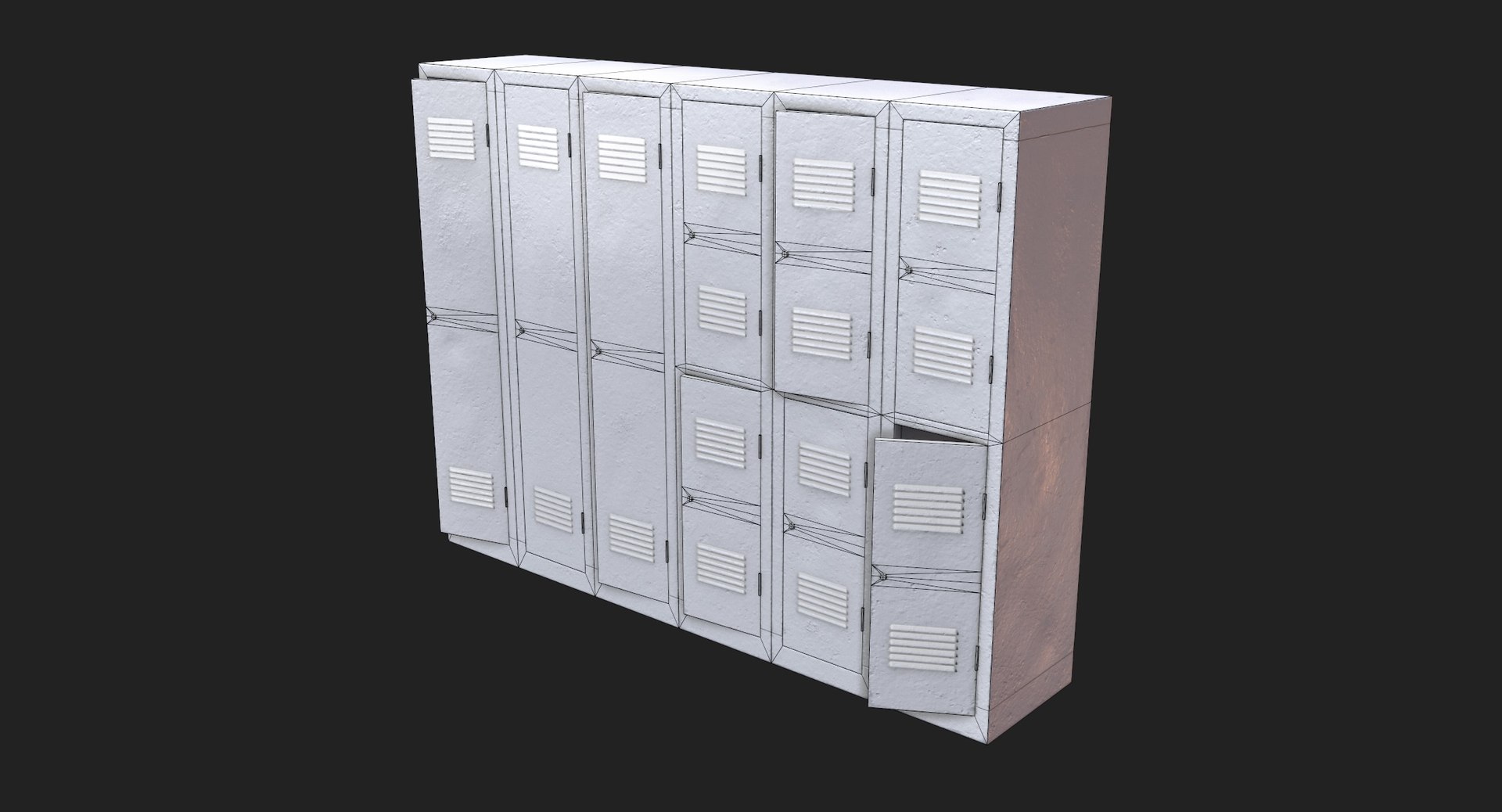 Ready lockers 3D model - TurboSquid 1383620