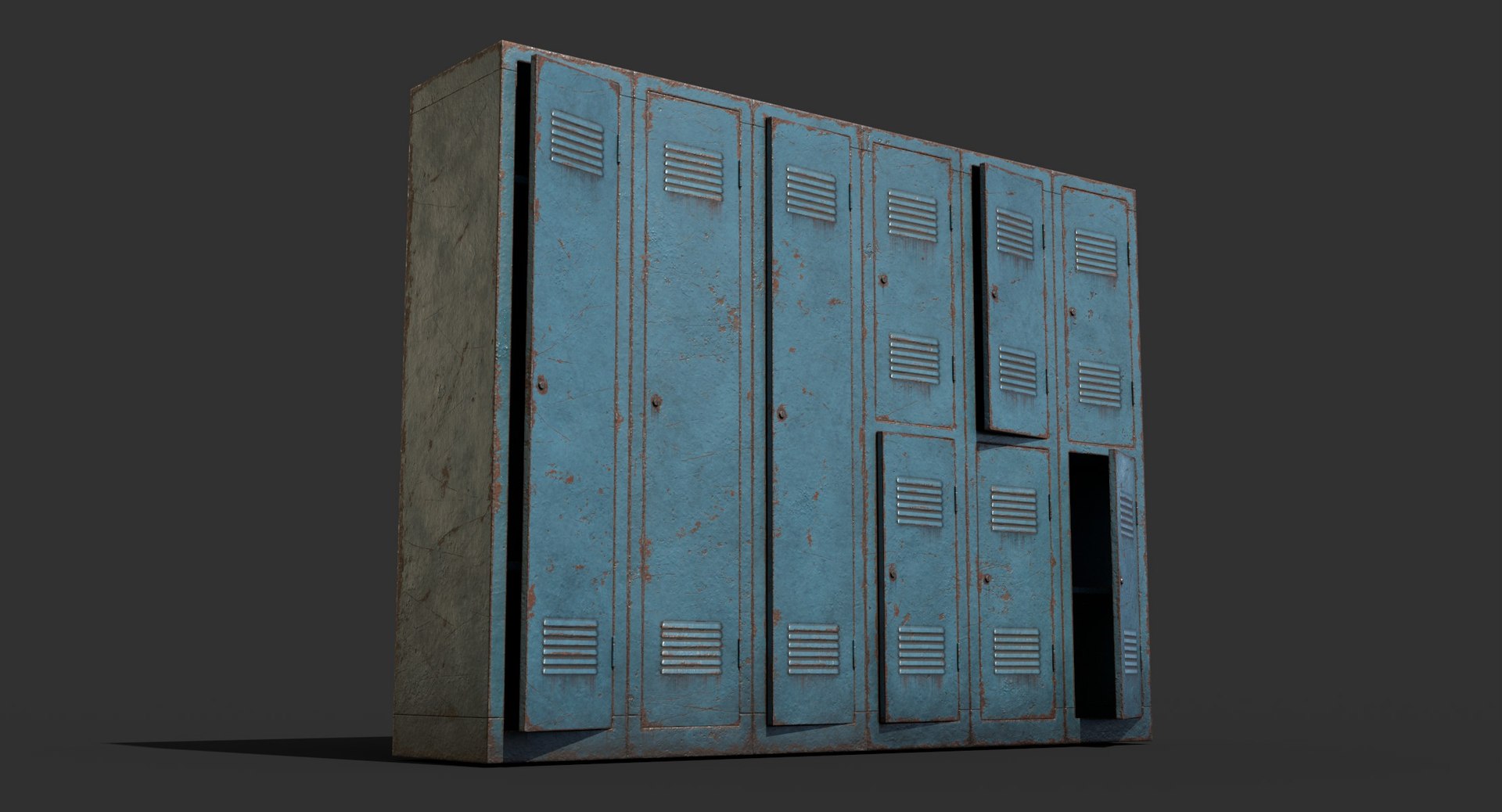 Ready lockers 3D model - TurboSquid 1383620