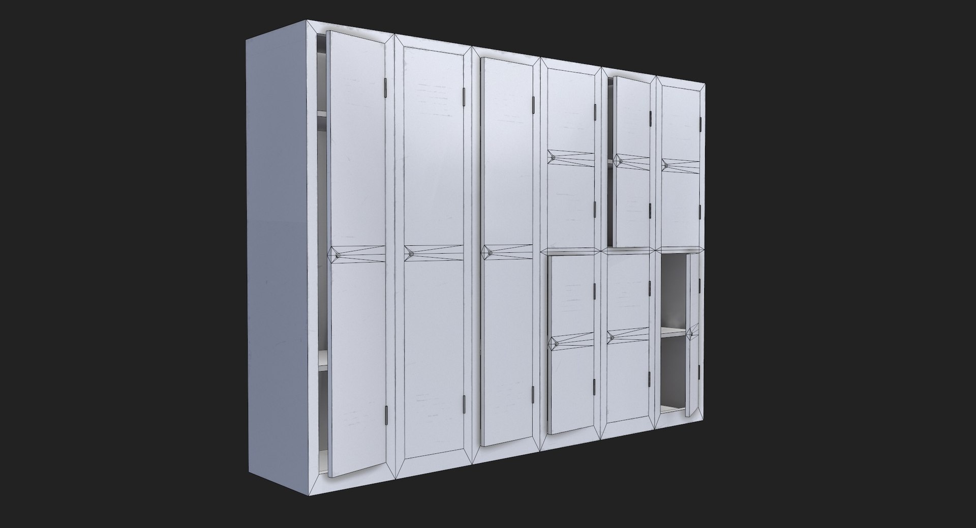 Ready lockers 3D model - TurboSquid 1383620