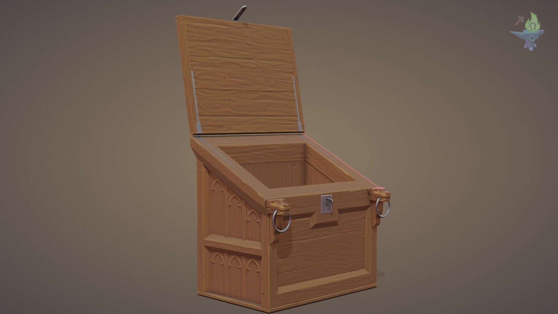 Gothic Chest 3D Model - TurboSquid 1537508