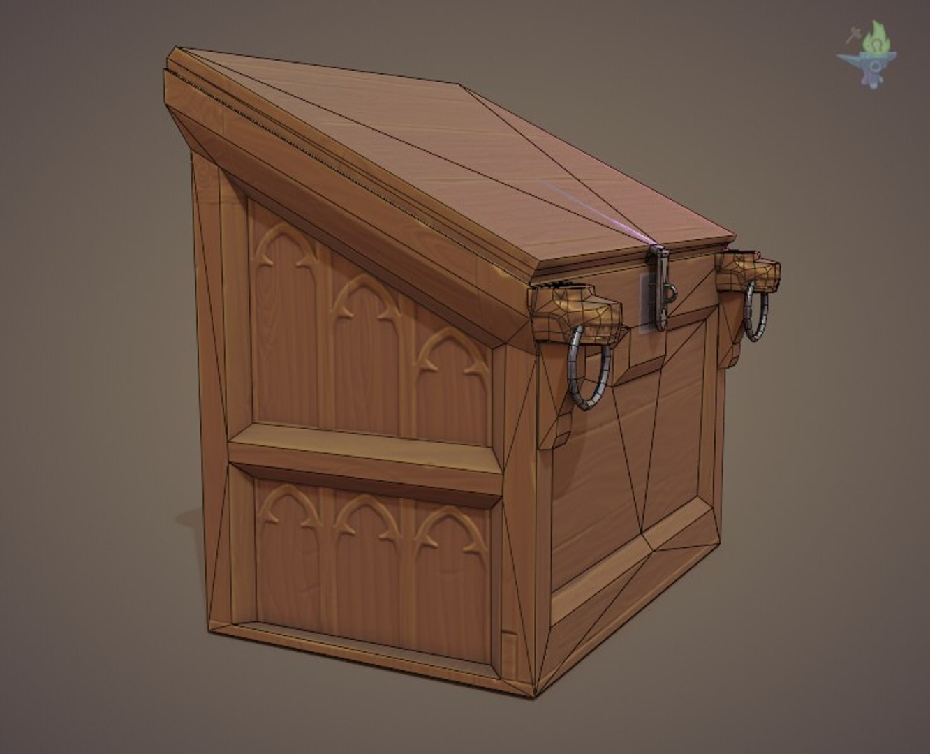 Gothic Chest 3D Model - TurboSquid 1537508