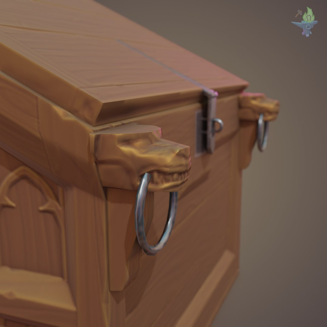 Gothic Chest 3D Model - TurboSquid 1537508