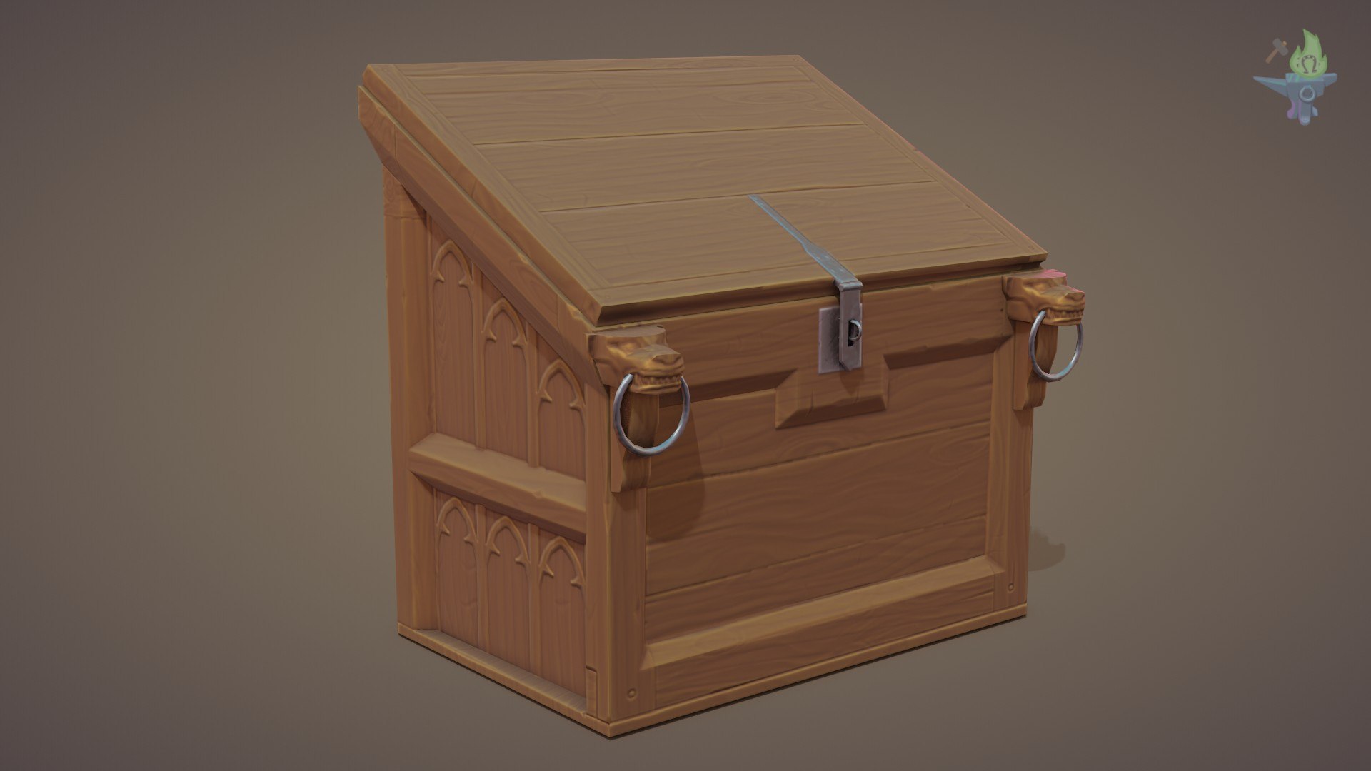Gothic Chest 3D Model - TurboSquid 1537508