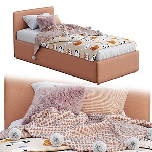bonaldo single beds titti 3D