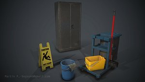 [PBR] Janitor asset pack 1
