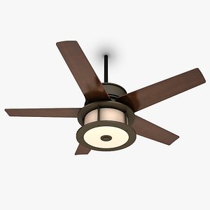 3d ceiling fan lamp 5 model