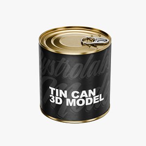 3D Tin Can 7