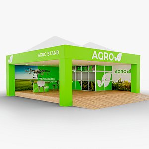 Agricultural Exhibition Stand - Maya File V-Ray