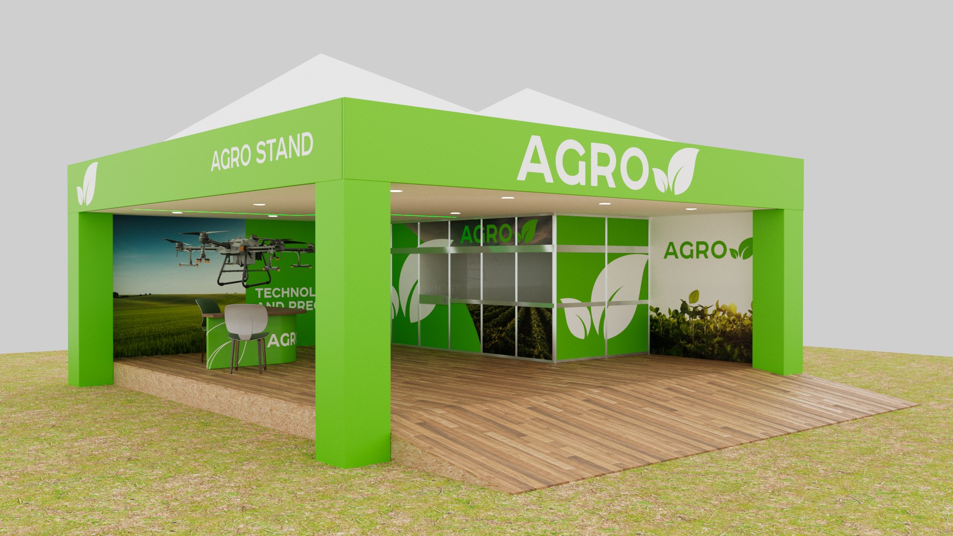 3D Agricultural Exhibition Stand - Maya File V-Ray - TurboSquid 2294090