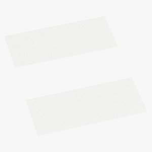 3D Business Cards Type 02 Straight Corner Basic Poses Blank and Generic(1) model