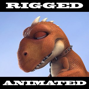 rigged character 3ds