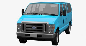3D van car vehicle model