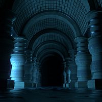 Blue Temple 3D Environment