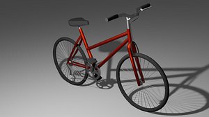 3D Bicycle OBJ