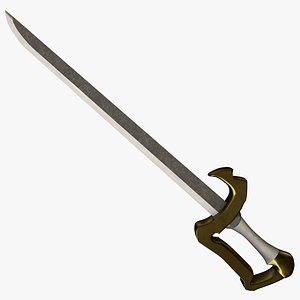 3D sword scarlette model