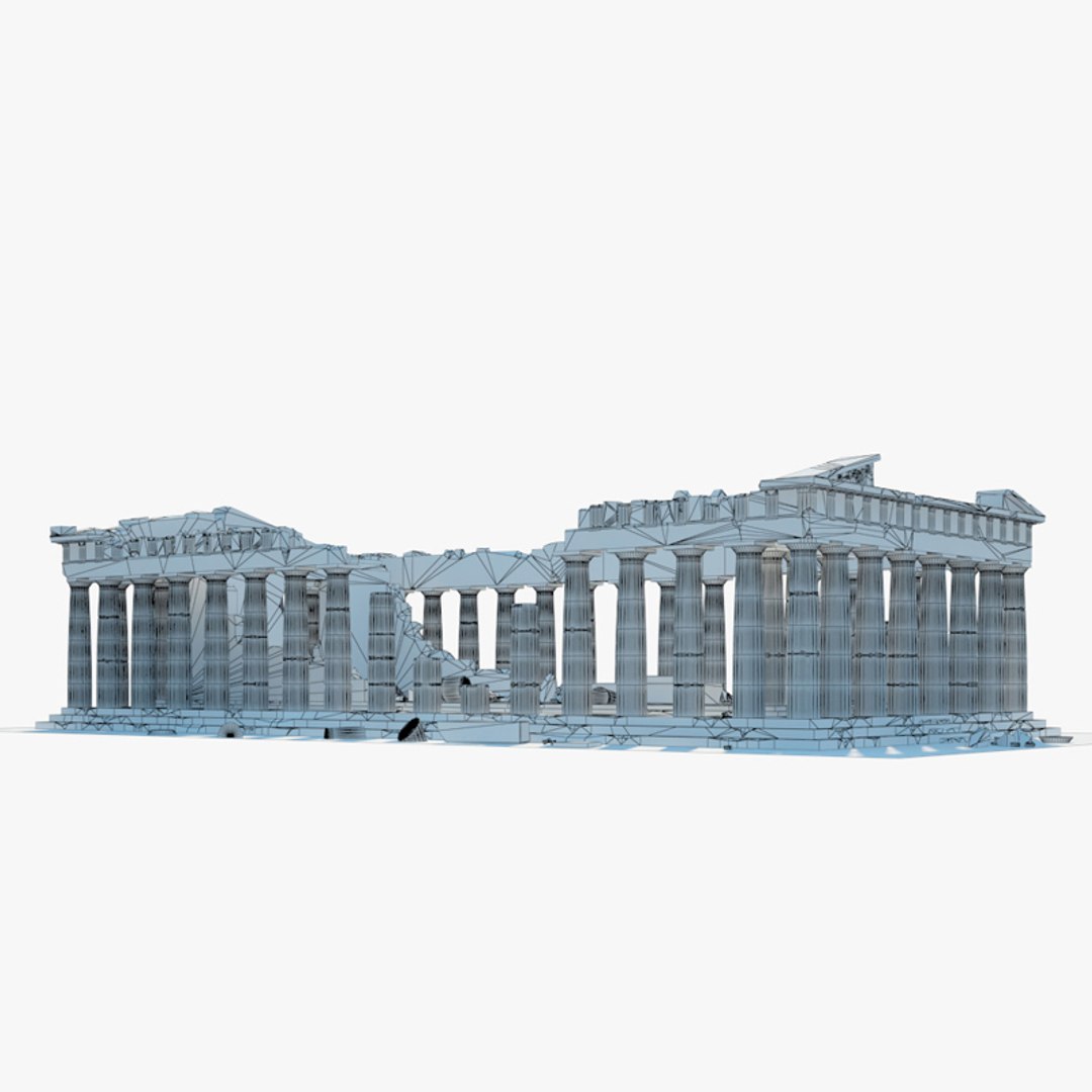 3D Parthenon Ruins Model - TurboSquid 1741865