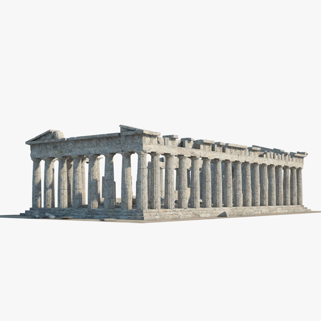 3D Parthenon Ruins Model - TurboSquid 1741865