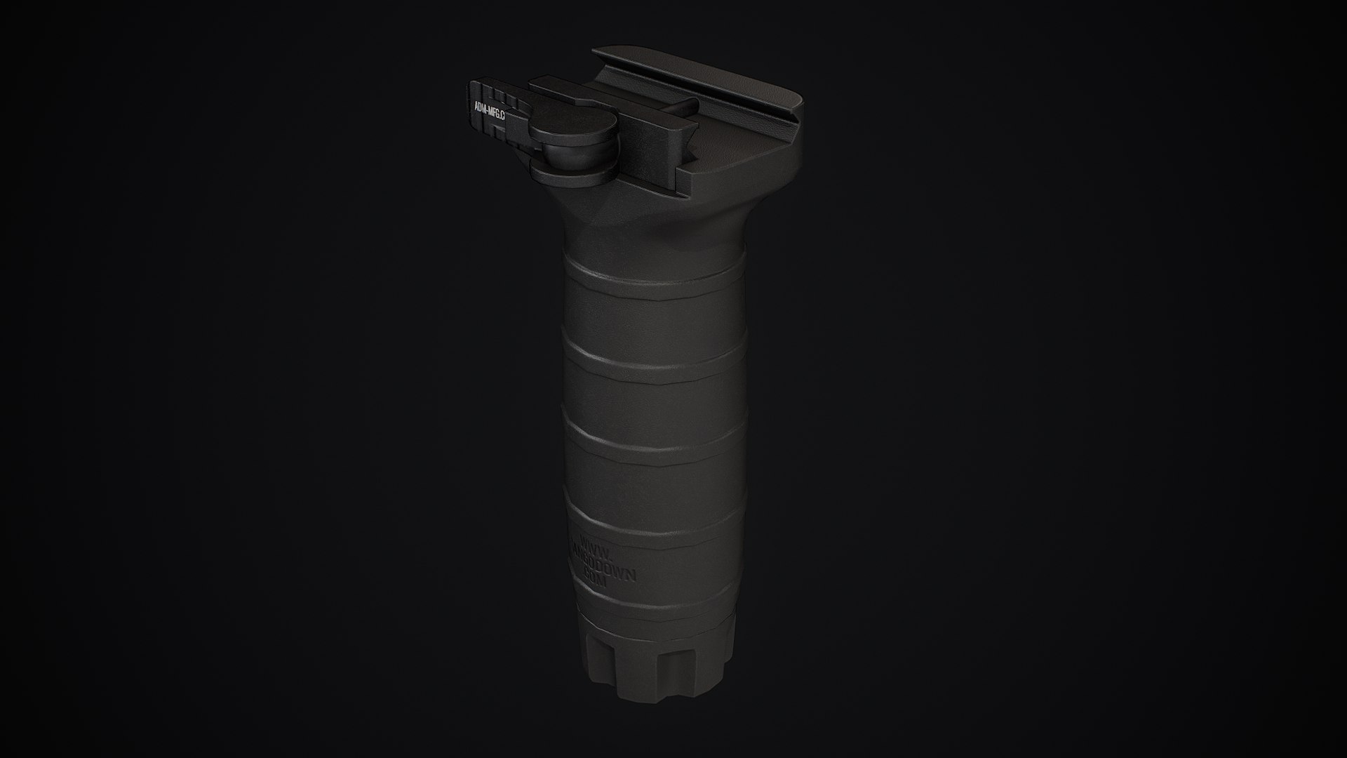 Foregrip TangoDown Vertical ForeGrip QD 3D model https://p.turbosquid.com/ts-thumb/Wk/C3OScg/Oi/r_viewport/png/1652337086/1920x1080/fit_q87/ecdb517a00a25c22c7540b0b3e61ee975dc8ac57/r_viewport.jpg