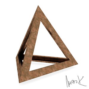 tetraedron leonardo 3D model